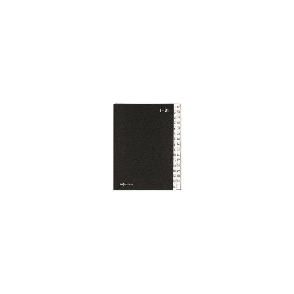 PAGNA Trieur à soufflet, format A4, 1-31, noir