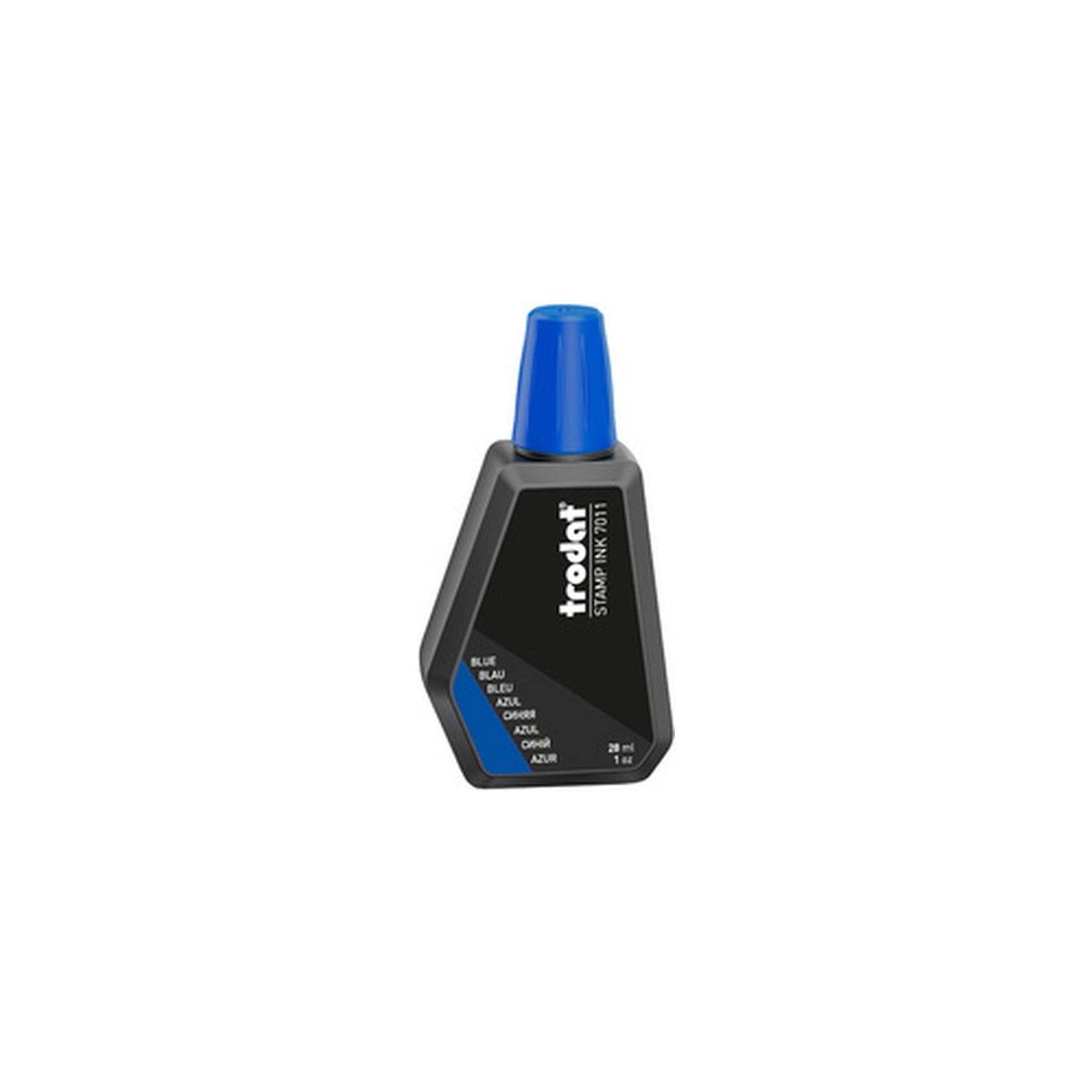 trodat Encre pour tampon encreur "7011", 28 ml, bleu