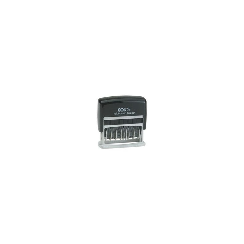 COLOP Mini Doppel-Datumstempel S160/DD, schwarz