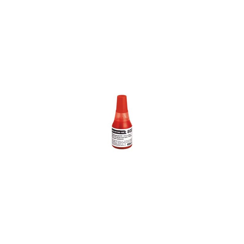 COLOP Encre pour tampon encreur 802, séchage rapide, rouge