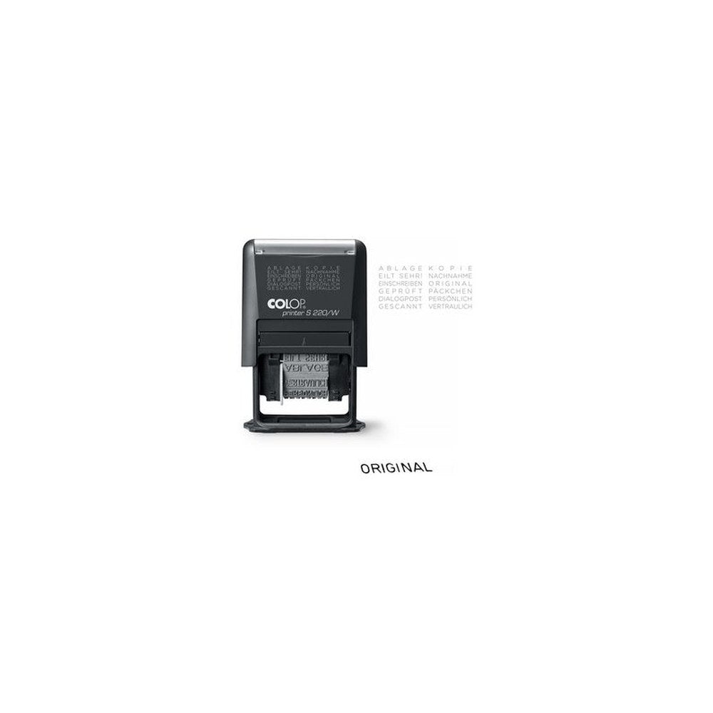 COLOP Wortbandstempel Printer S220/W, schwarz