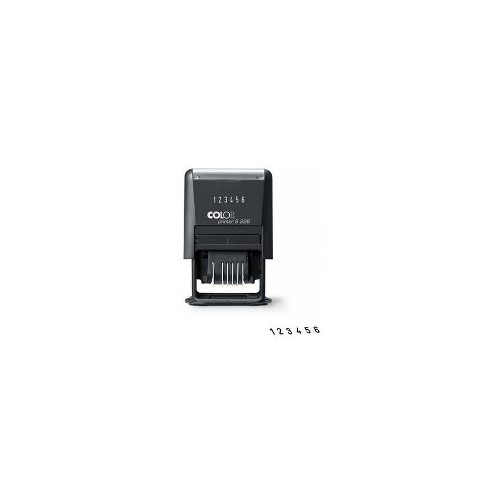 COLOP Tampon numéroteur Printer S226, 6 chiffres, noir
