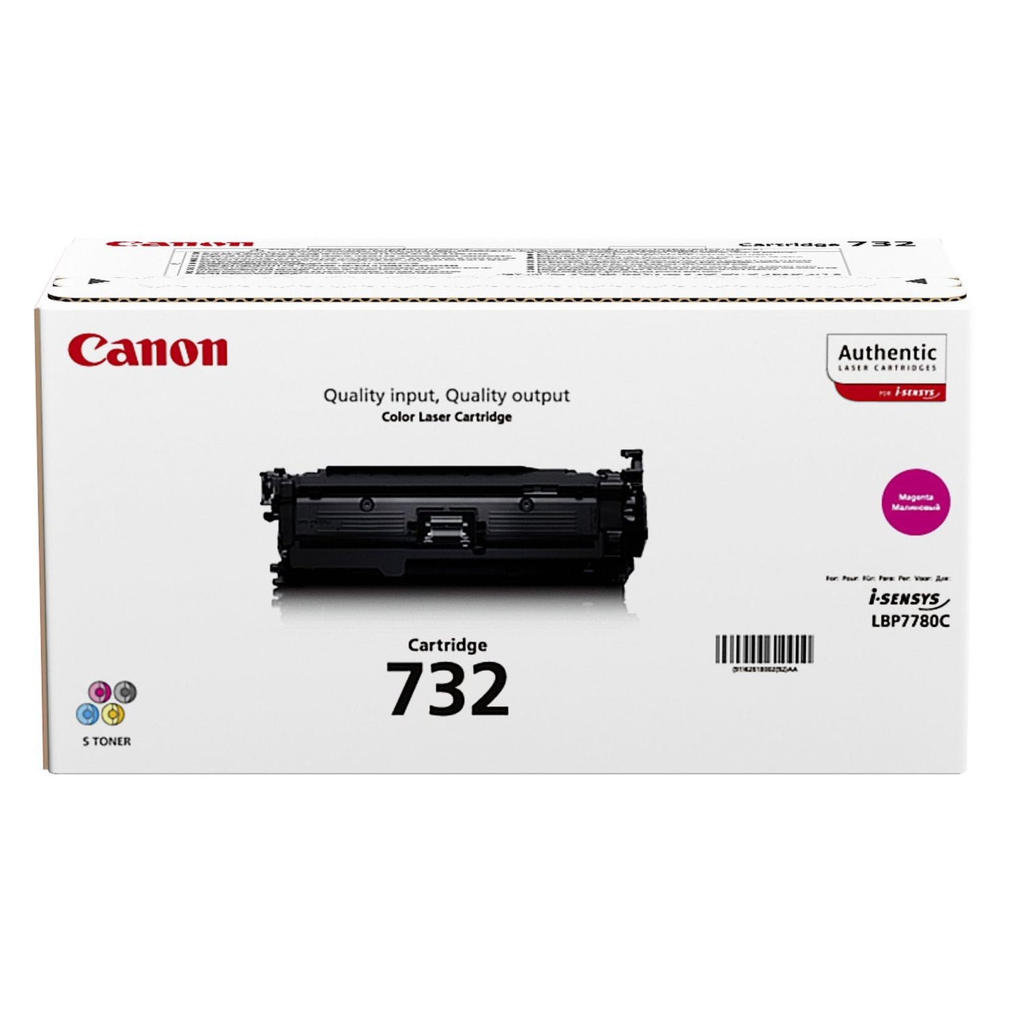 Toner d'origine Canon 6261B002 / 732M - magenta
