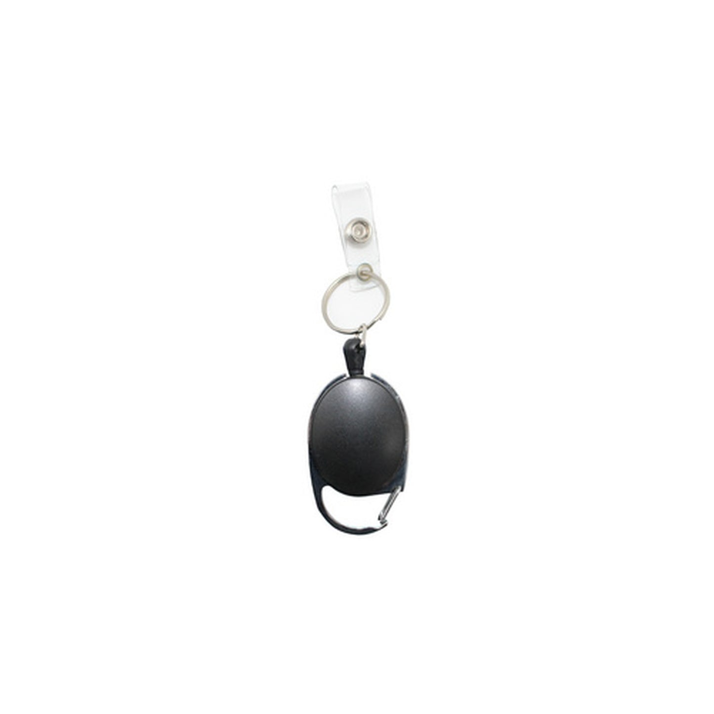 WEDO Clip de ceinture avec cordon en nylon extensible, noir/