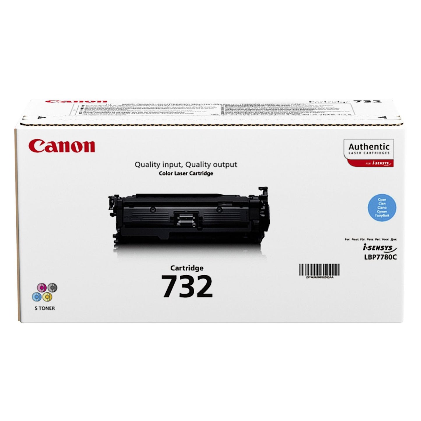 Toner d'origine Canon 6262B002 / 732C - cyan