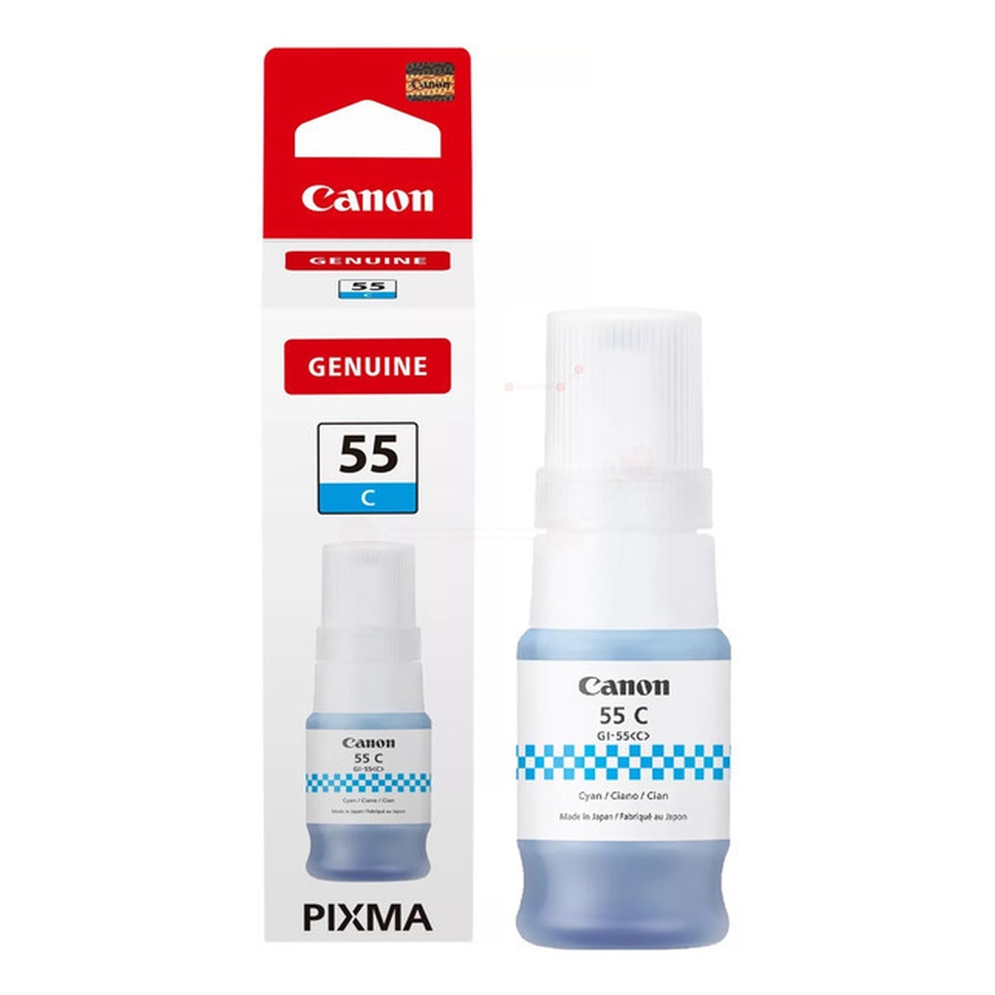 Bouteille d'encre d'origine Canon 6289C001 / GI-55 C - cyan