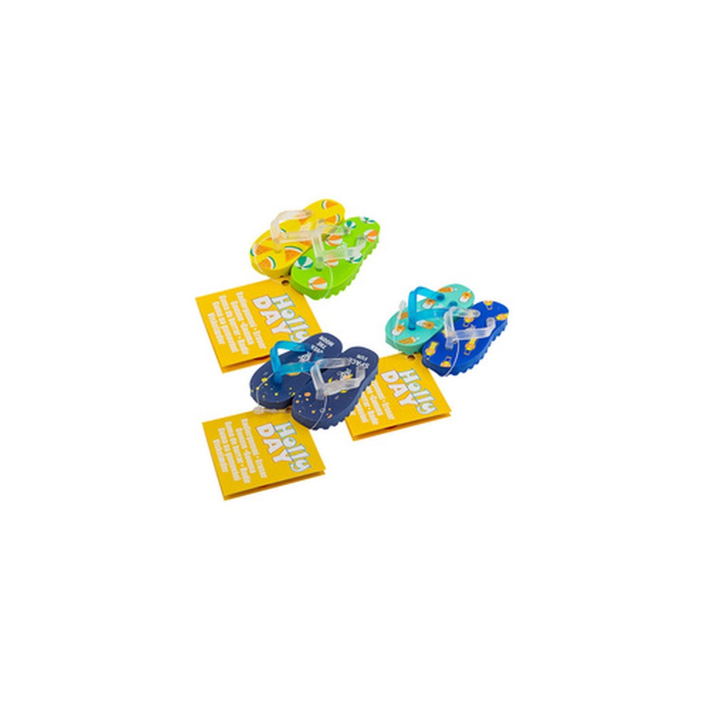 WEDO Gomme en plastique Flip Flop "HOLLYDAY", assorti