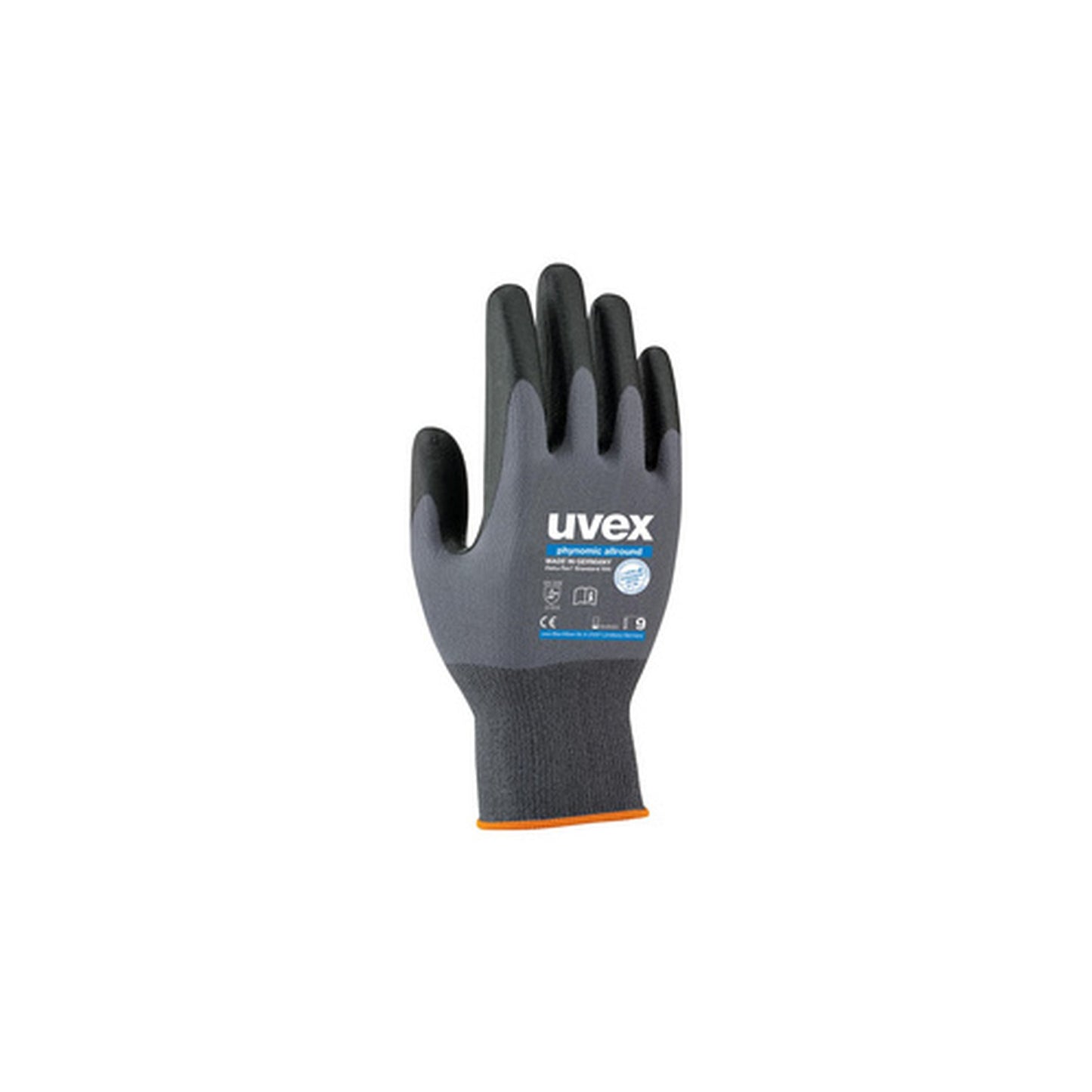 uvex Gants de travail phynomic allround, T. 11 x10