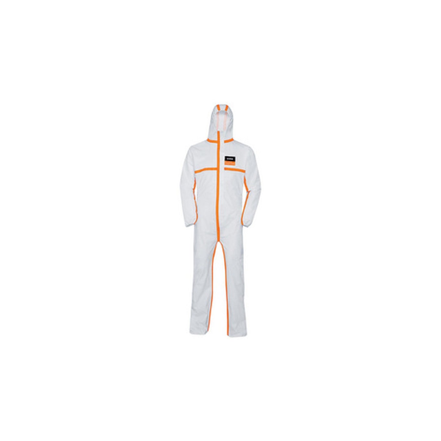 uvex Combinaison de protection jetable 4B, XL, blanc/orange
