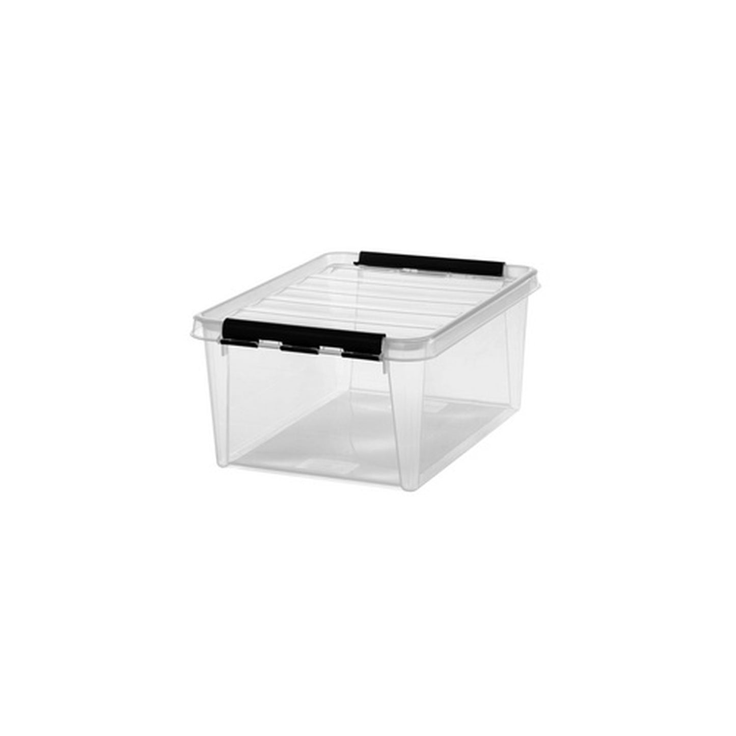 SmartStore Boîte de rangement CLASSIC 14 L, clips: noir