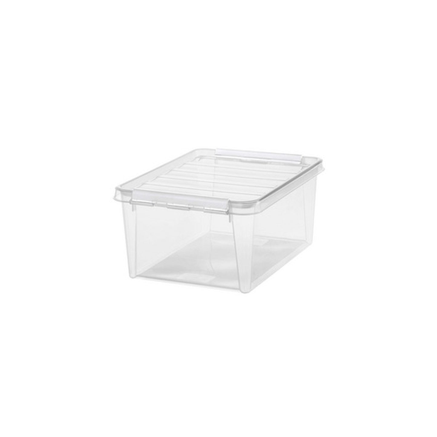 SmartStore Boîte de rangement CLASSIC 14 L, clips: blanc