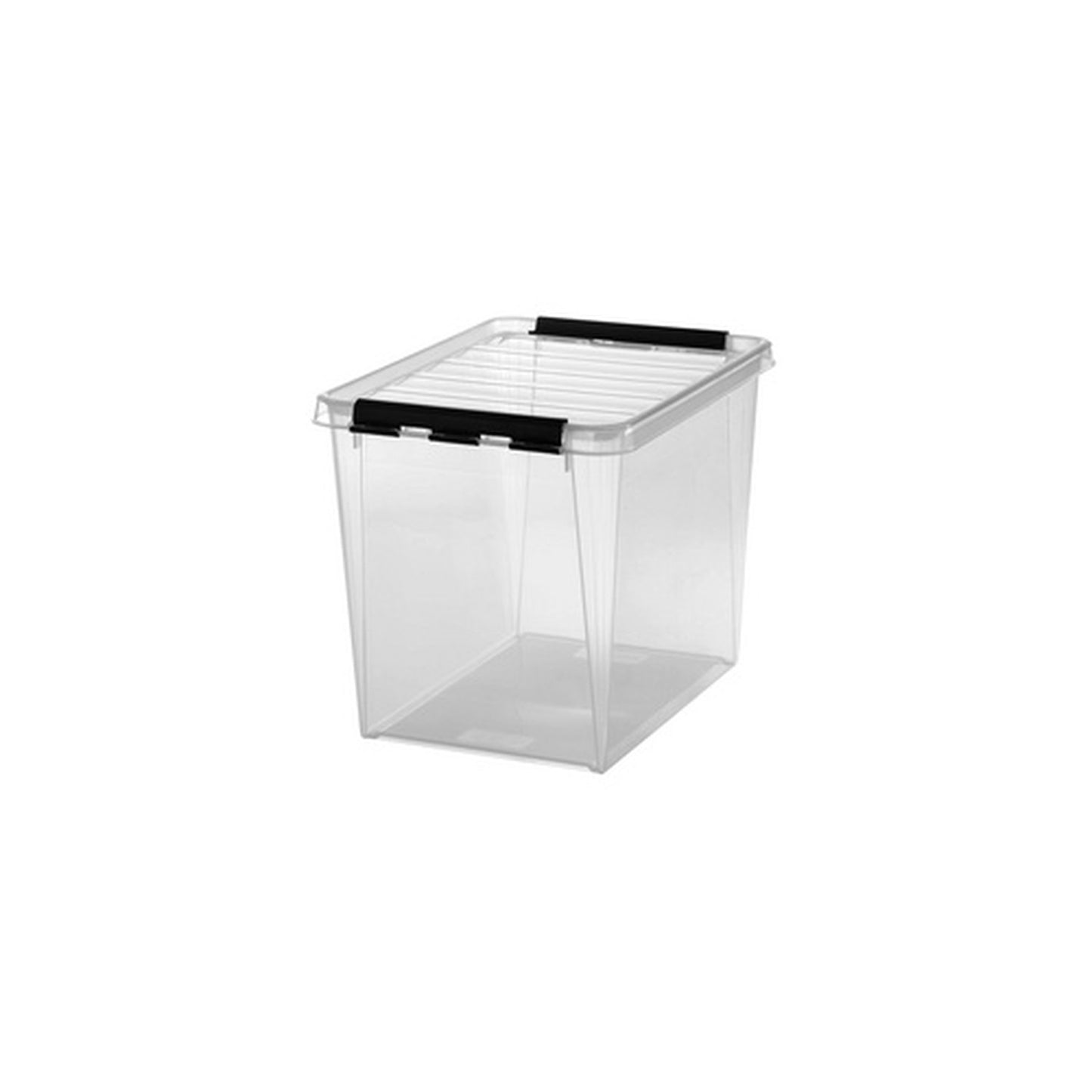 SmartStore Boîte de rangement CLASSIC 25 L, clips: noir