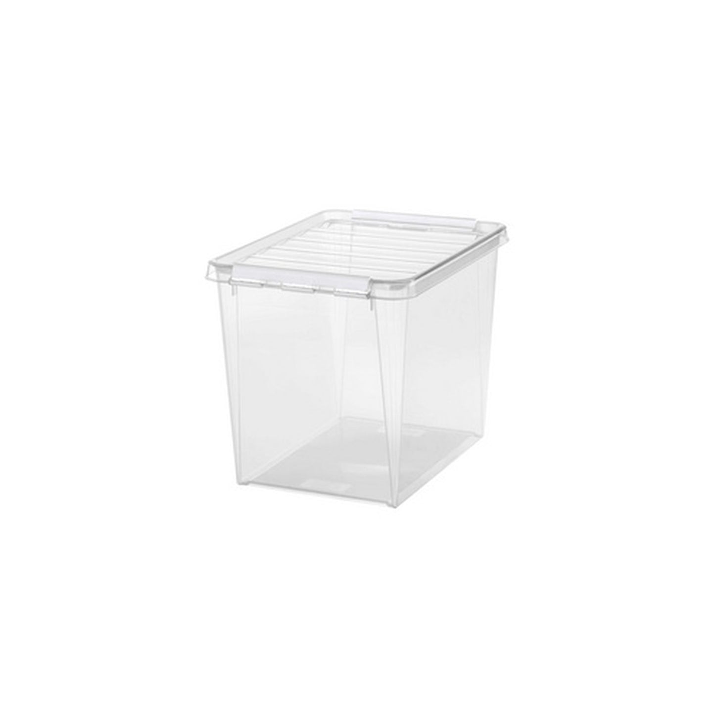 SmartStore Boîte de rangement CLASSIC 25 L, clips: blanc