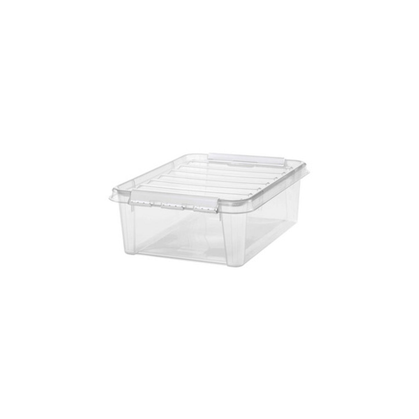 SmartStore Boîte de rangement CLASSIC 20 L, clips: blanc