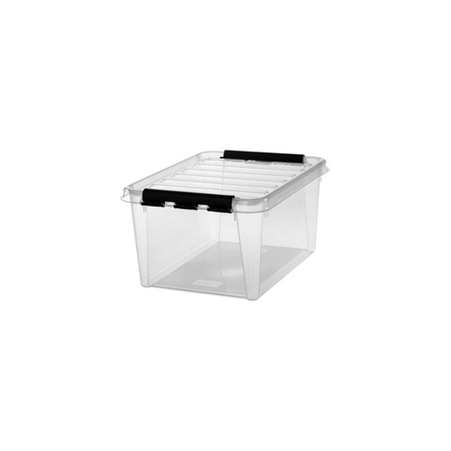 SmartStore Boîte de rangement CLASSIC 31 L, clips: noir