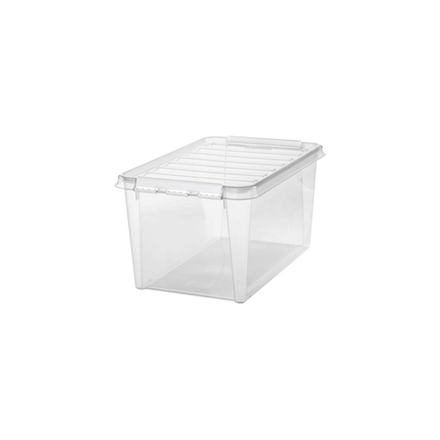 SmartStore Boîte de rangement CLASSIC 46 L, clips: blanc