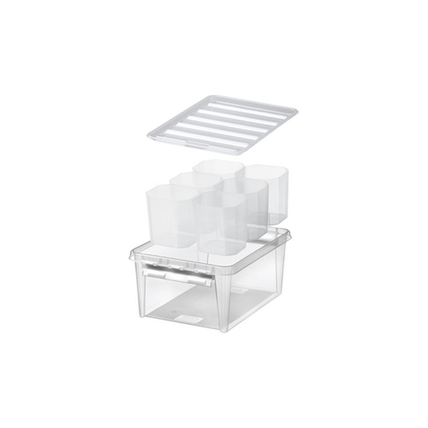 SmartStore Boîte de rangement CLASSIC 14 L + inserts, blanc
