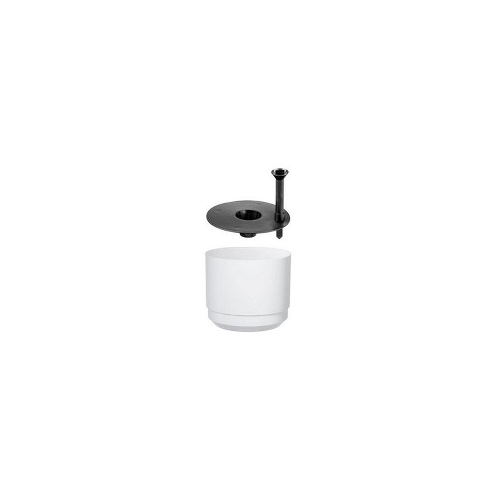 orthex Pot de fleurs PAULINA, diamètre : 140 mm, blanc