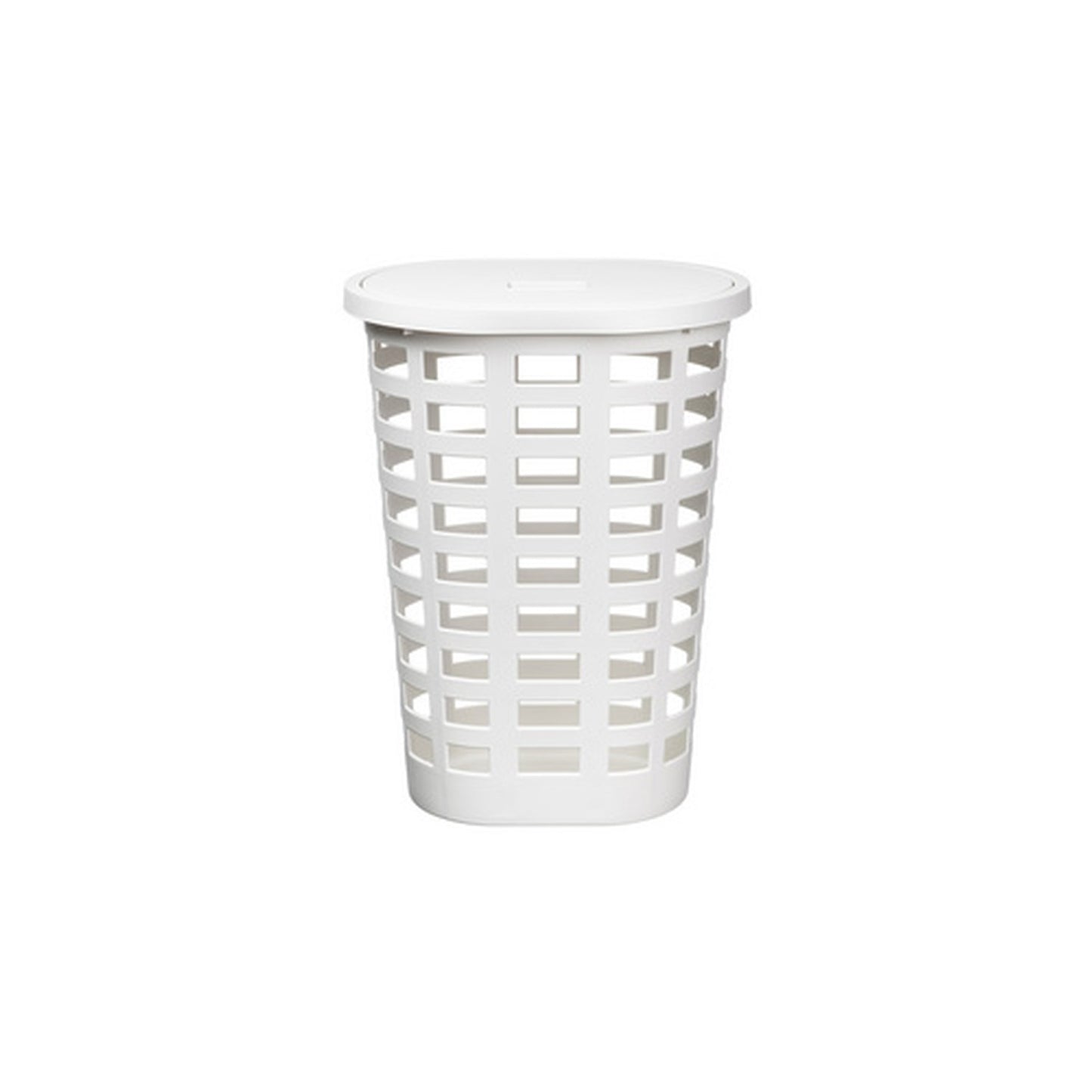 plast team Panier à linge BOSTON, 54 litres, ovale, blanc