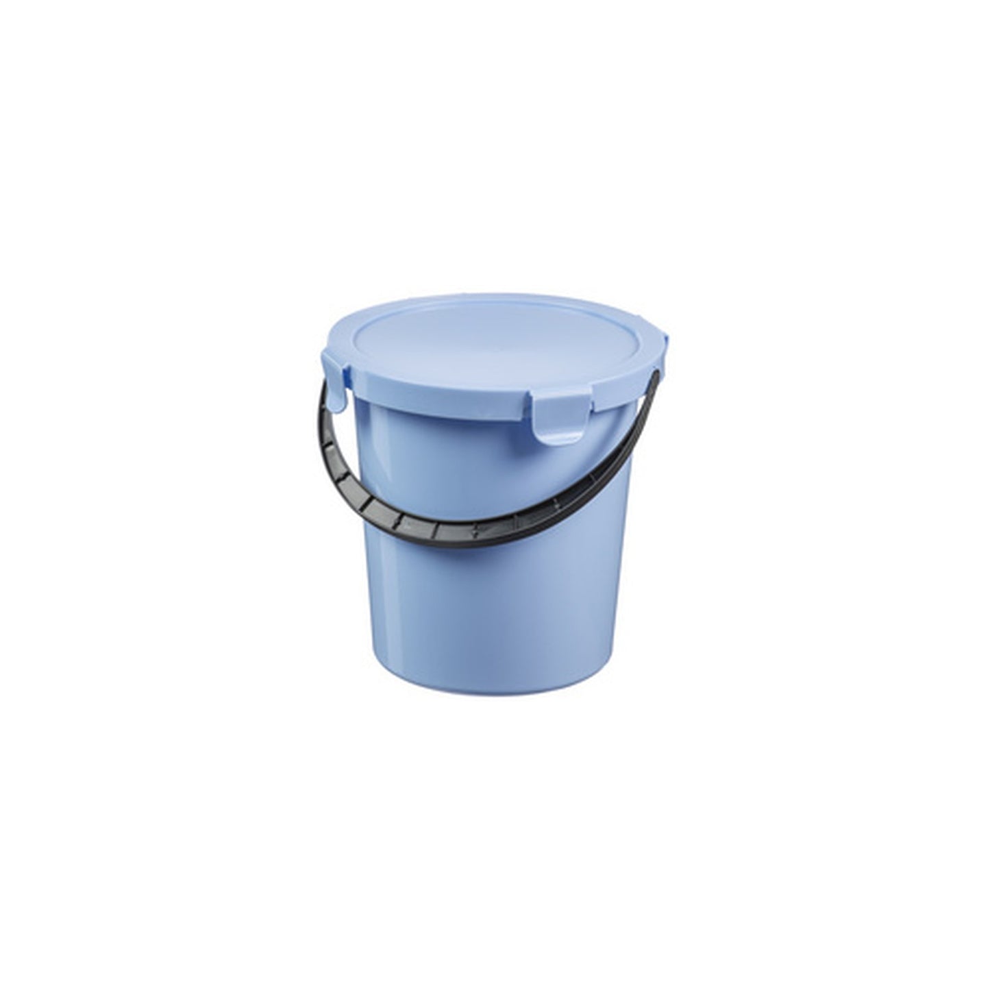 plast team Seau à cueillette avec couvercle, 5 L, bleu clair