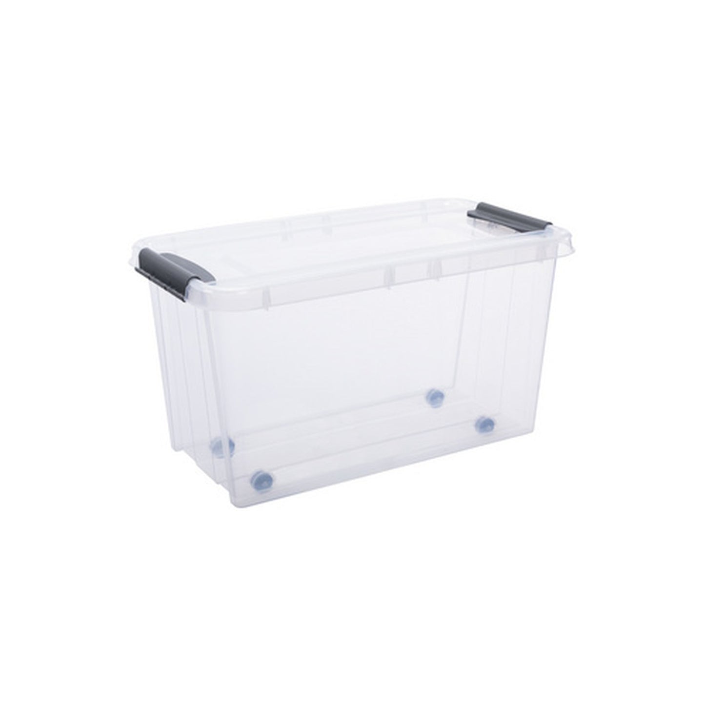 Plast team Boîte de rangement PROBOX à roulettes, 70 litres