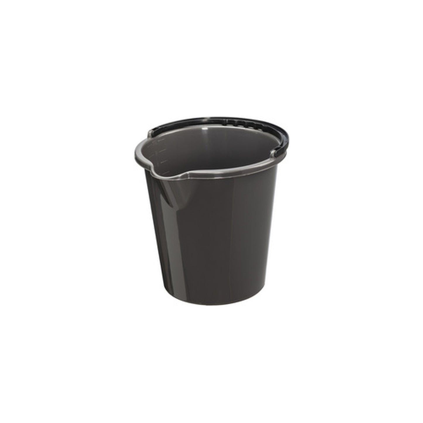 plast team Seau "VANCOUVER", rond, 10 litres, anthracite