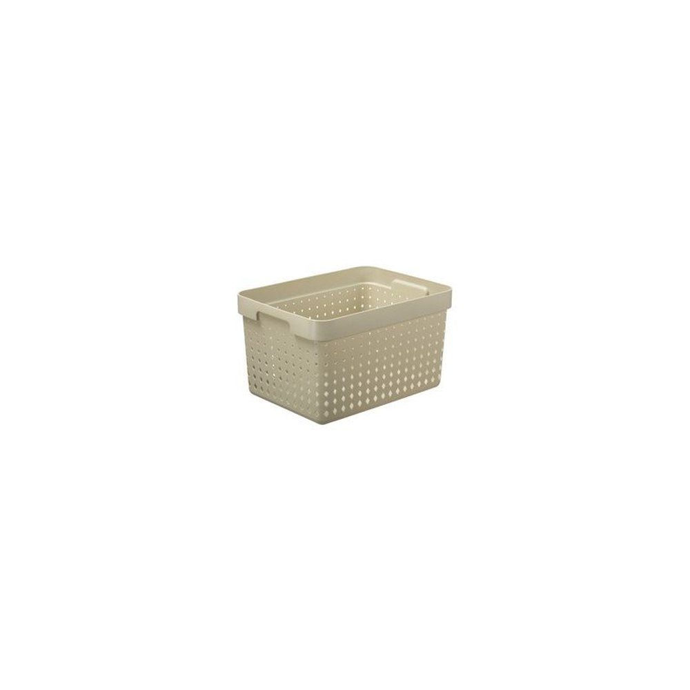 NHG Bac de rangement SEOUL BASKET L, PP, beige