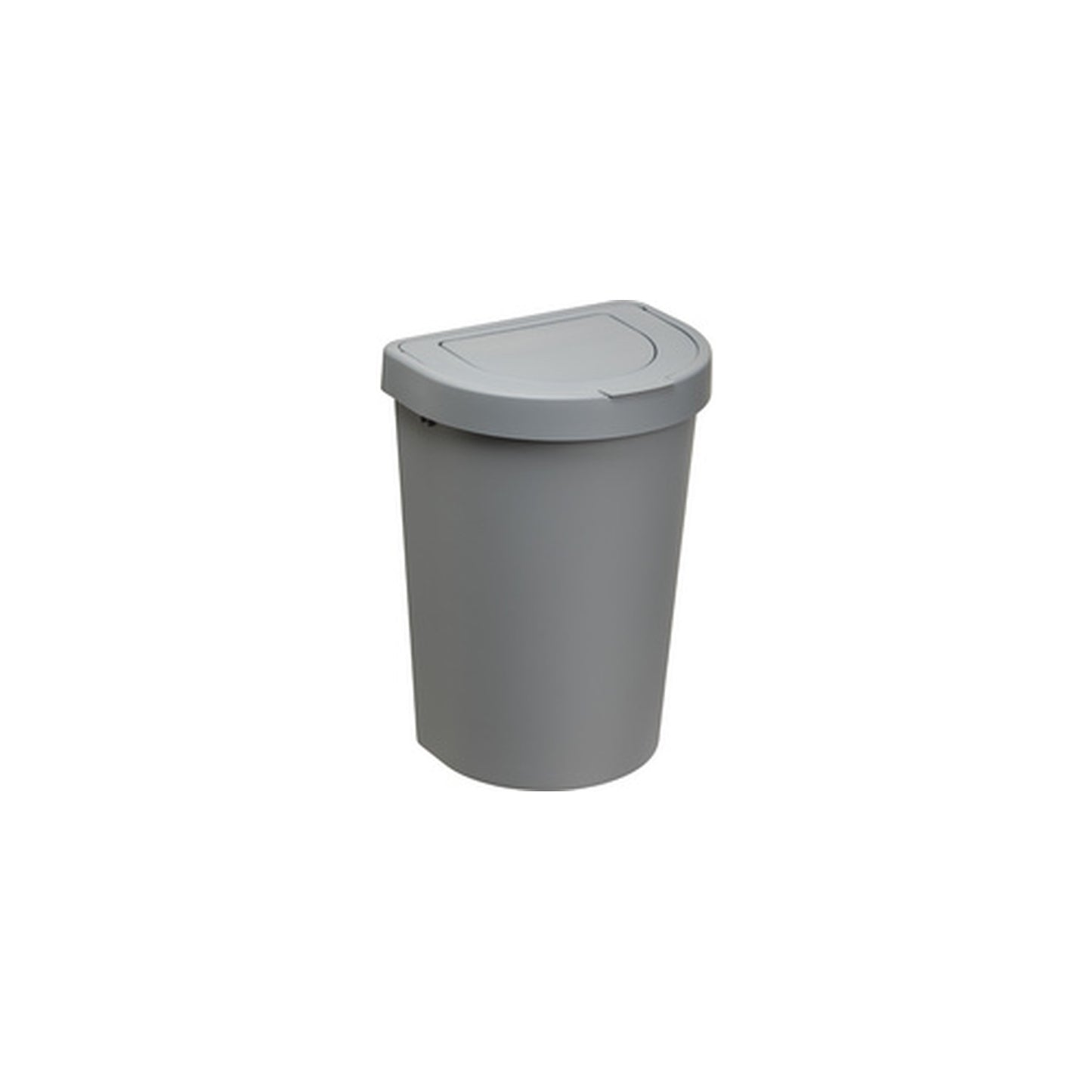 plast team Poubelle SEATTLE, 25 litres, argent