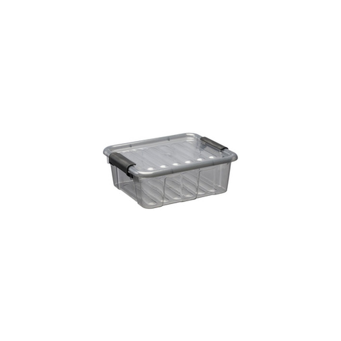 plast team Boîte de rangement HOME BOX, 2L, gris translucide