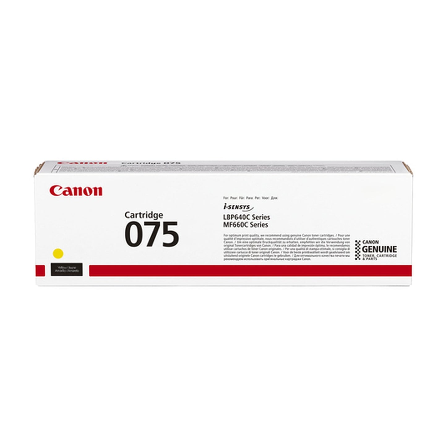 Toner d'origine Canon 6362C002 / 075 - jaune