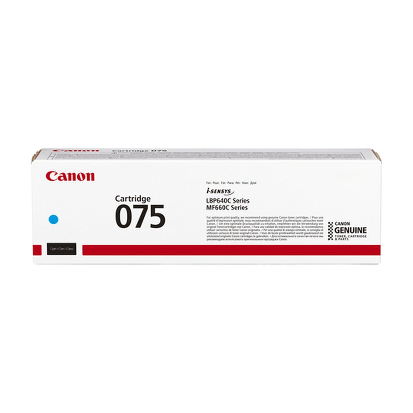 Toner d'origine Canon 6364C002 / 075 - cyan
