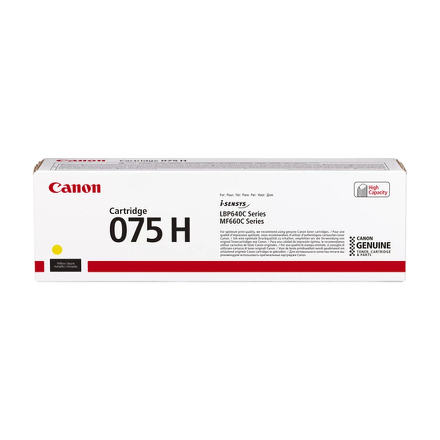 Toner d'origine Canon 6366C002 / 075H - jaune