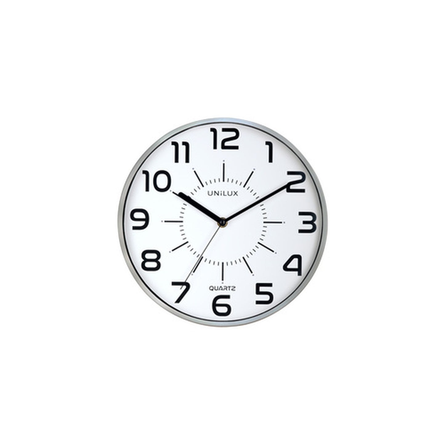 UNiLUX Horloge à quartz "POP", diamètre: 300 mm, argent