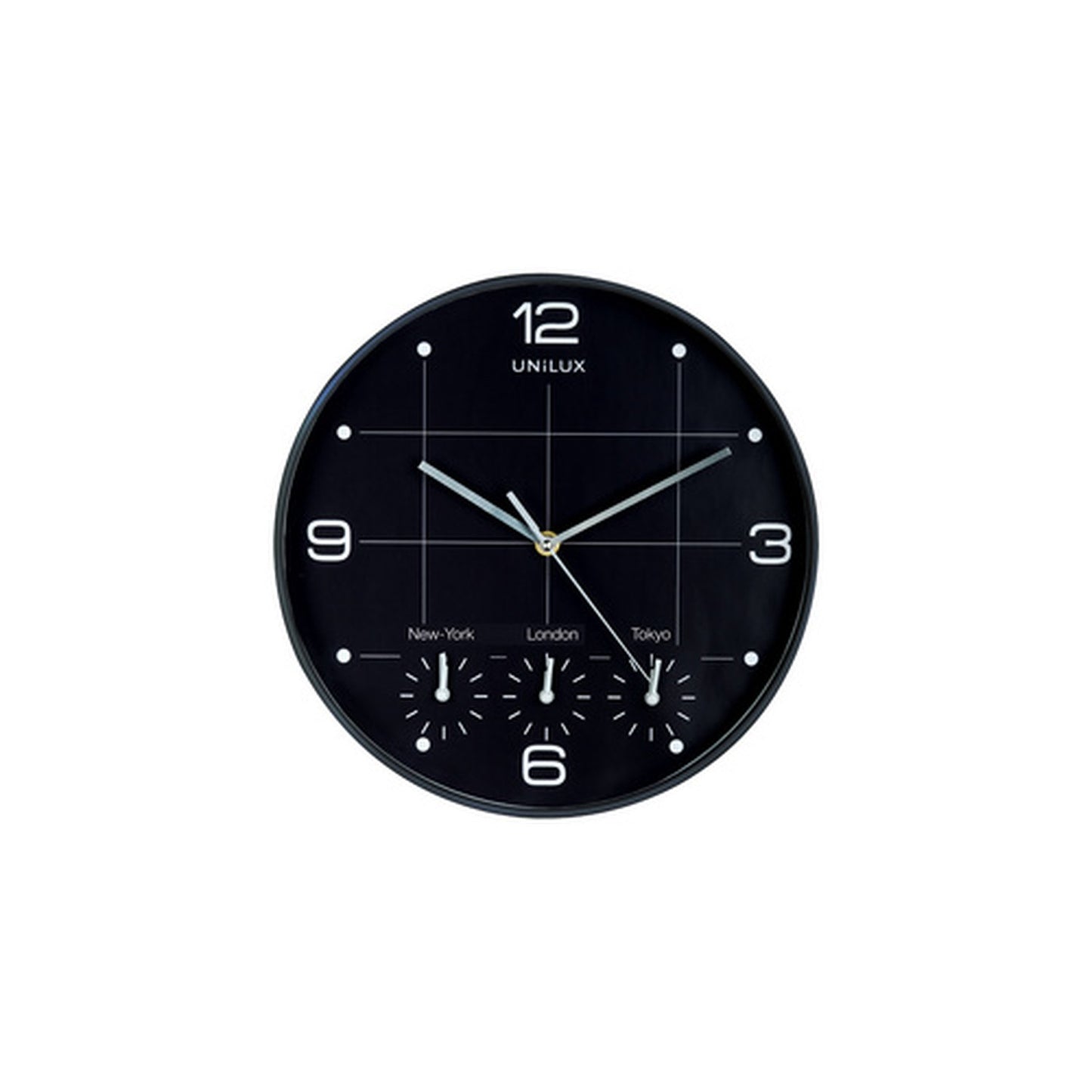 UNiLUX Horloge murale à quartz "ON TIME", diamètre: 305 mm