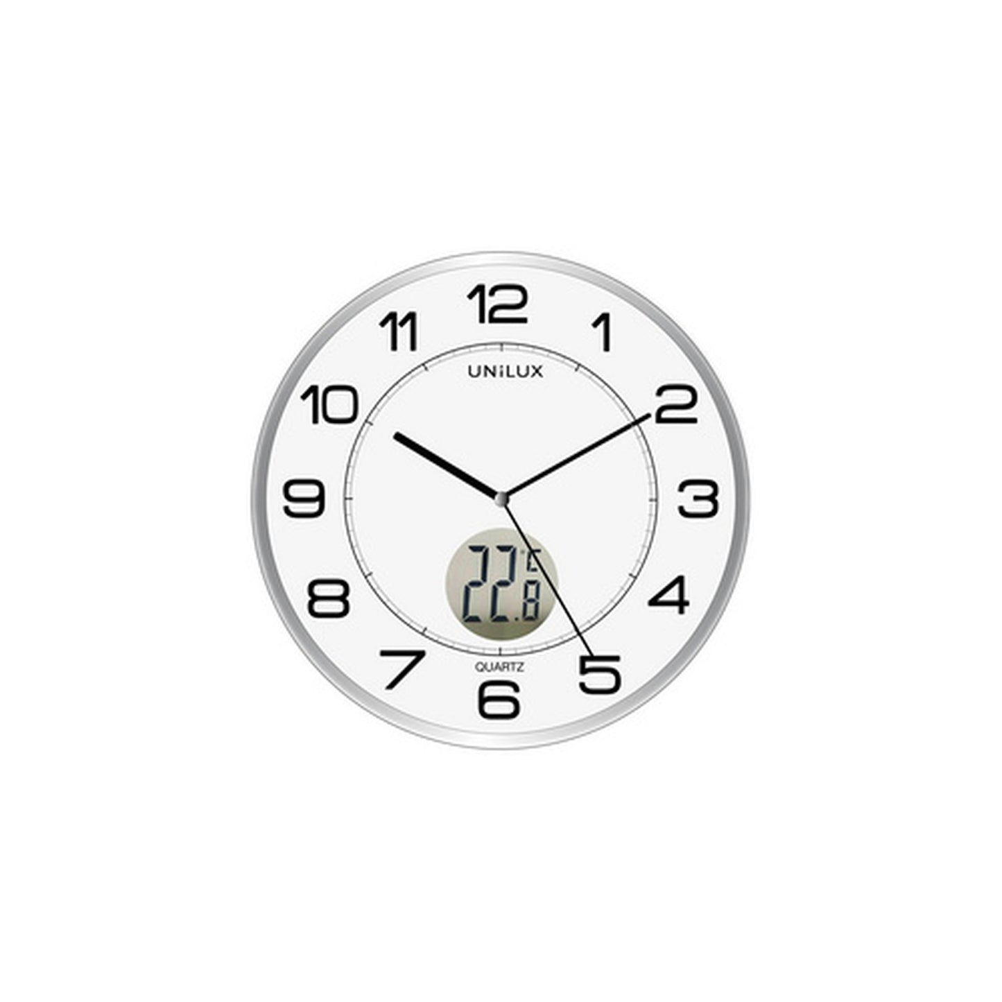 UNiLUX Horloge murale à quartz "TEMPUS", diamètre: 300 mm