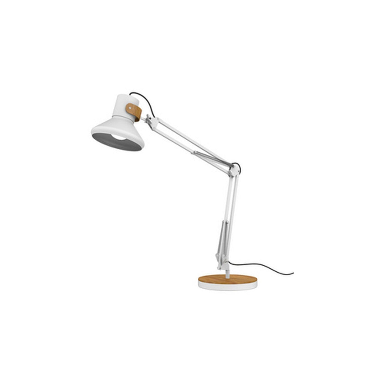 UNILUX Lampe de bureau à LED BAYA BAMBOO, blanc - bambou