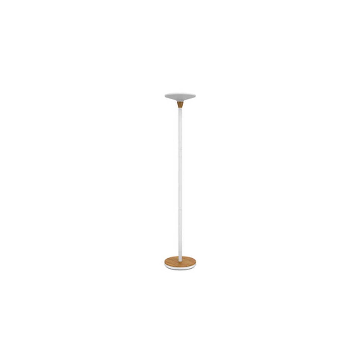 UNiLUX Lampadaire à LED BALY BAMBOO, dimmable, blanc-bambou