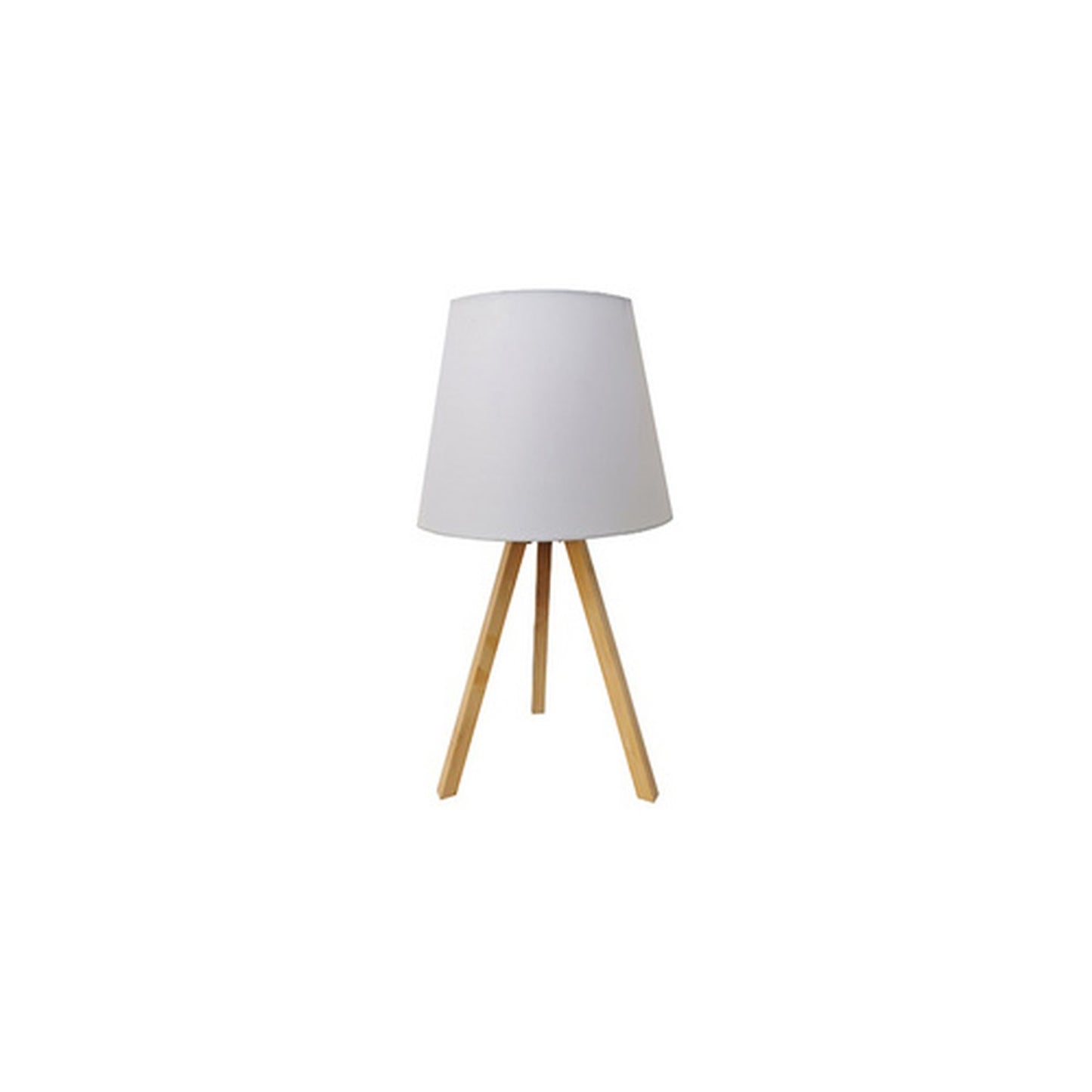 UNiLUX Lampe de table à LED KATY, blanc / bambou