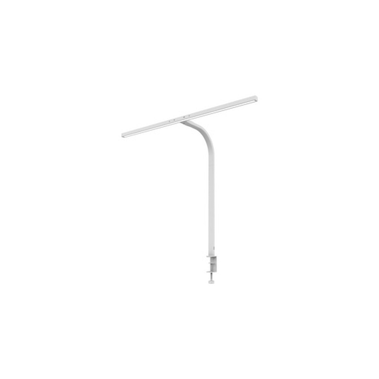 UNiLUX Lampe de bureau à LED STRATA, pied de serrage, blanc