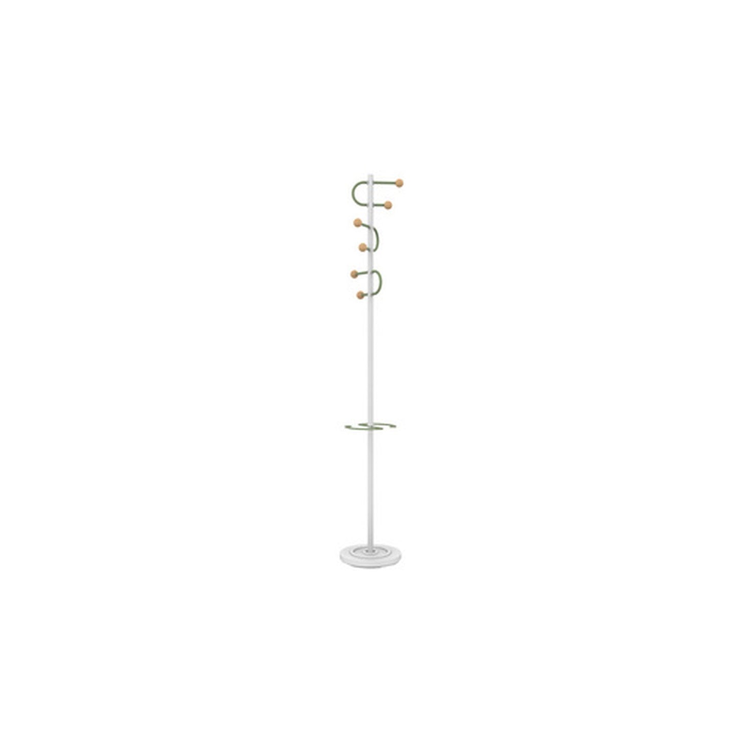 UNiLUX Portemanteau STUDIO, hauteur: 1.750 mm, blanc/vert