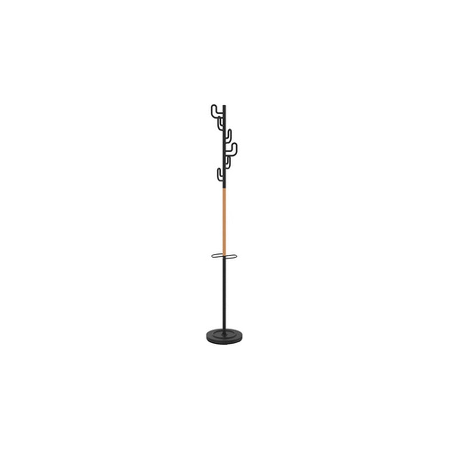 UNiLUX Portemanteau CALIFORNIA, hauteur: 1.750 mm, noir/bois