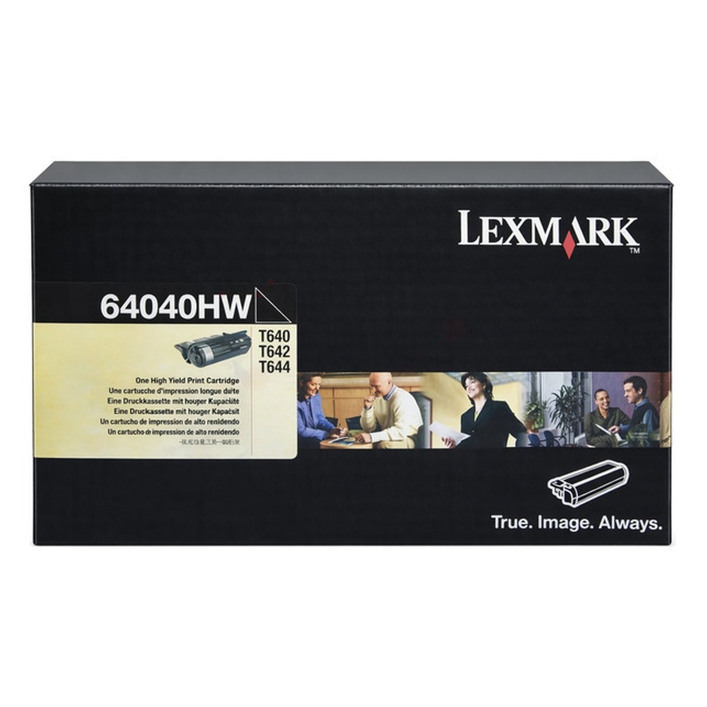 Toner d'origine Lexmark 64040HW - noir