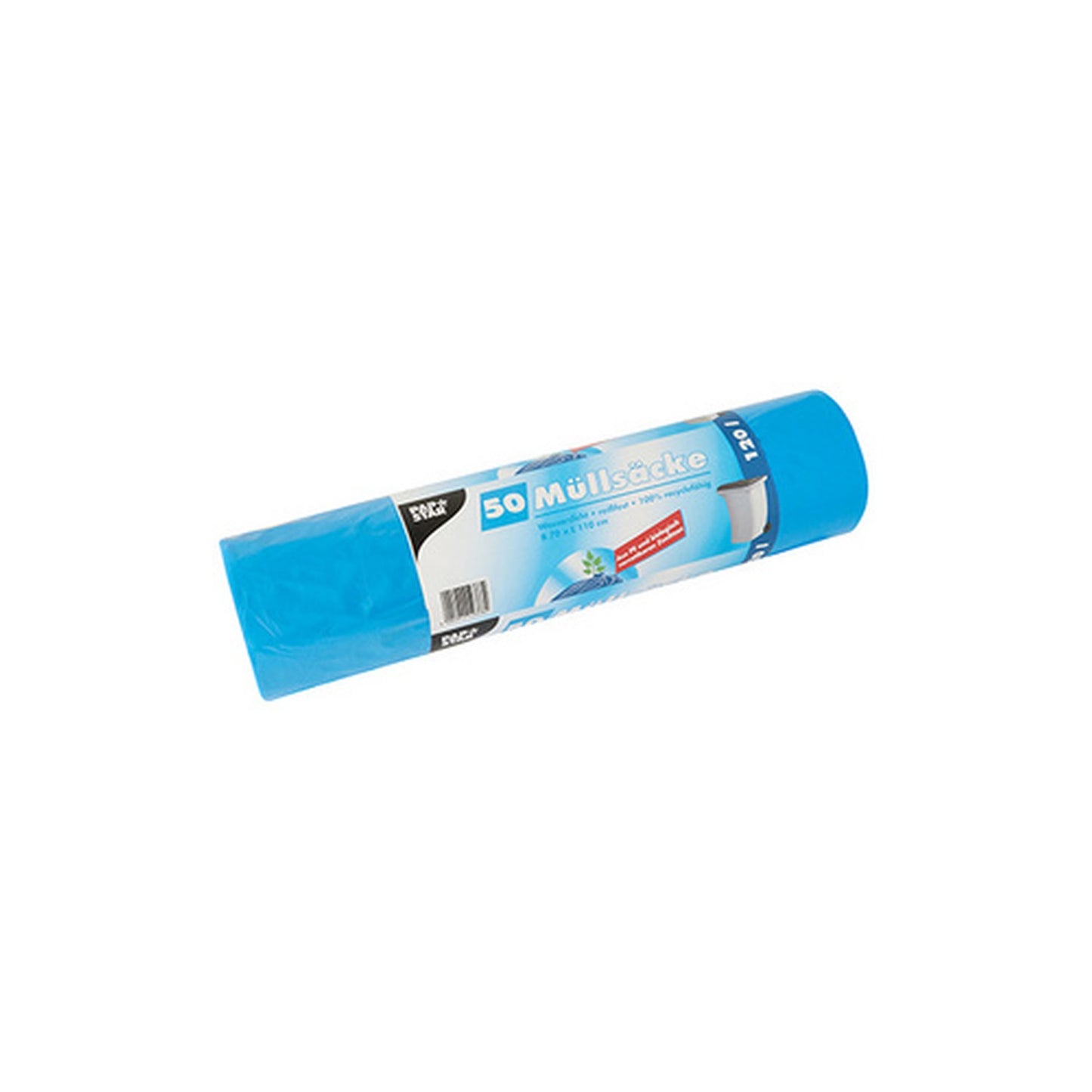 STARPAK Sac poubelle HDPE, 120 litres, bleu