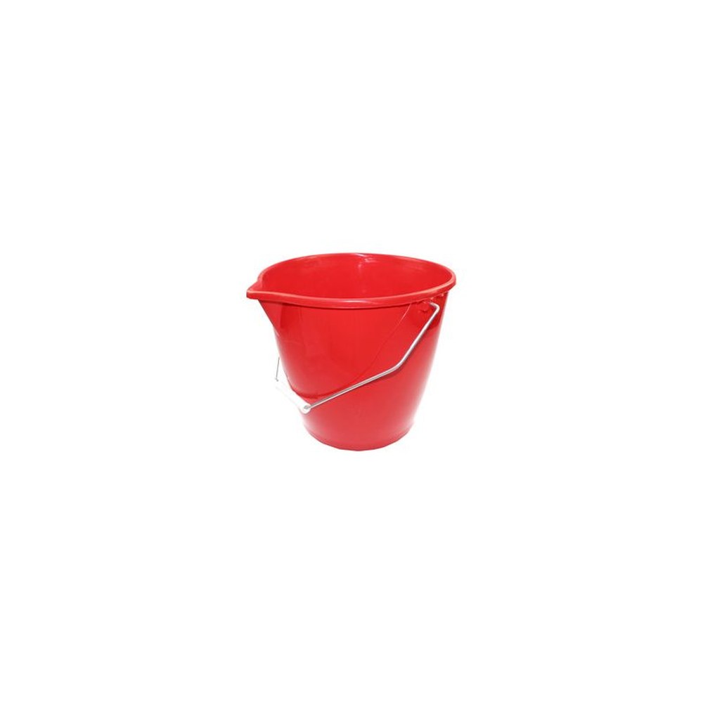 Peggy Perfect Seau avec un étrier, 12 litres, rouge