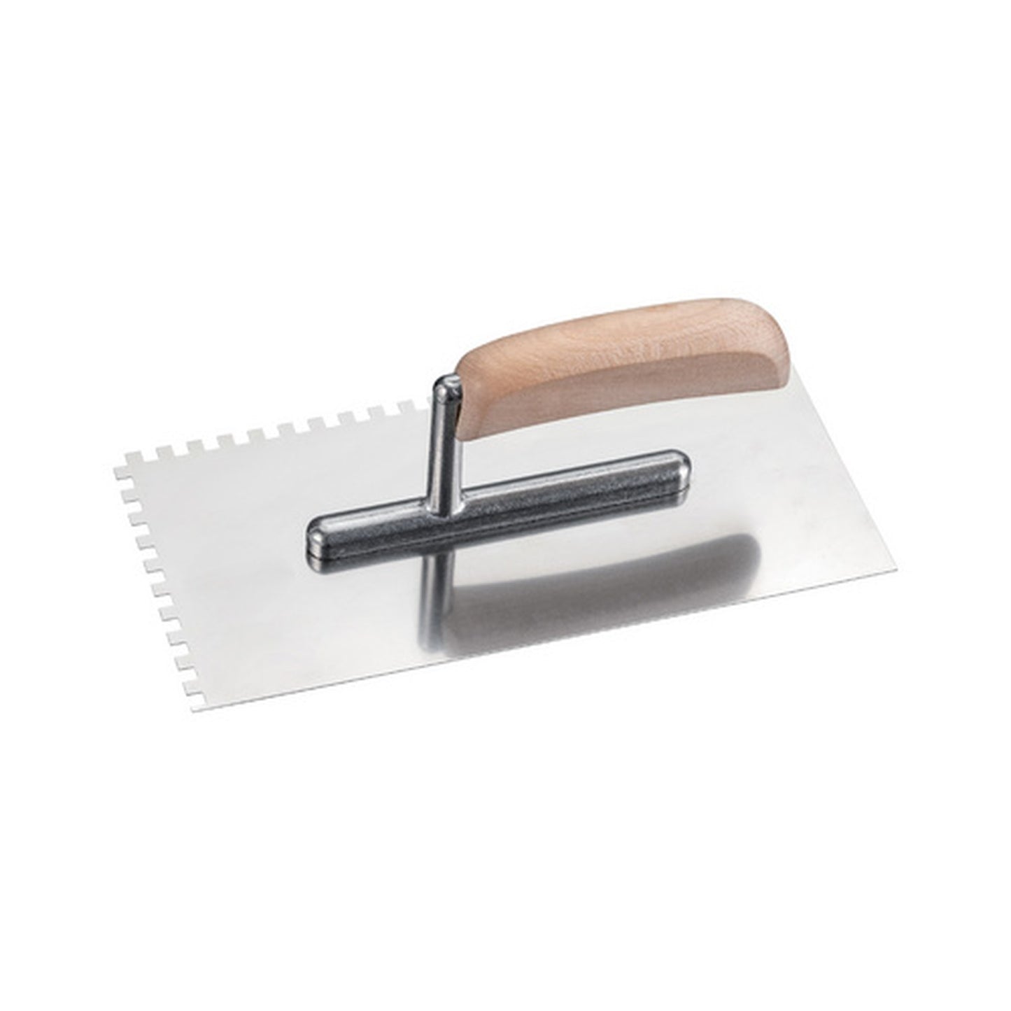 WESTEX Platoir dentelé inox, 270 x 130 mm, denture 6x6 mm