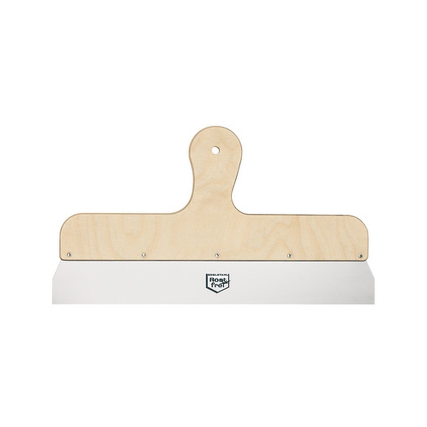 WESTEX Couteau à enduire, inoxydable, 400 mm, manche en bois