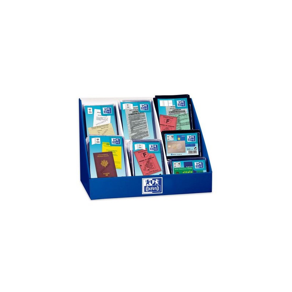 Oxford Etuis de protection, PVC, 93 pièces en présentoir