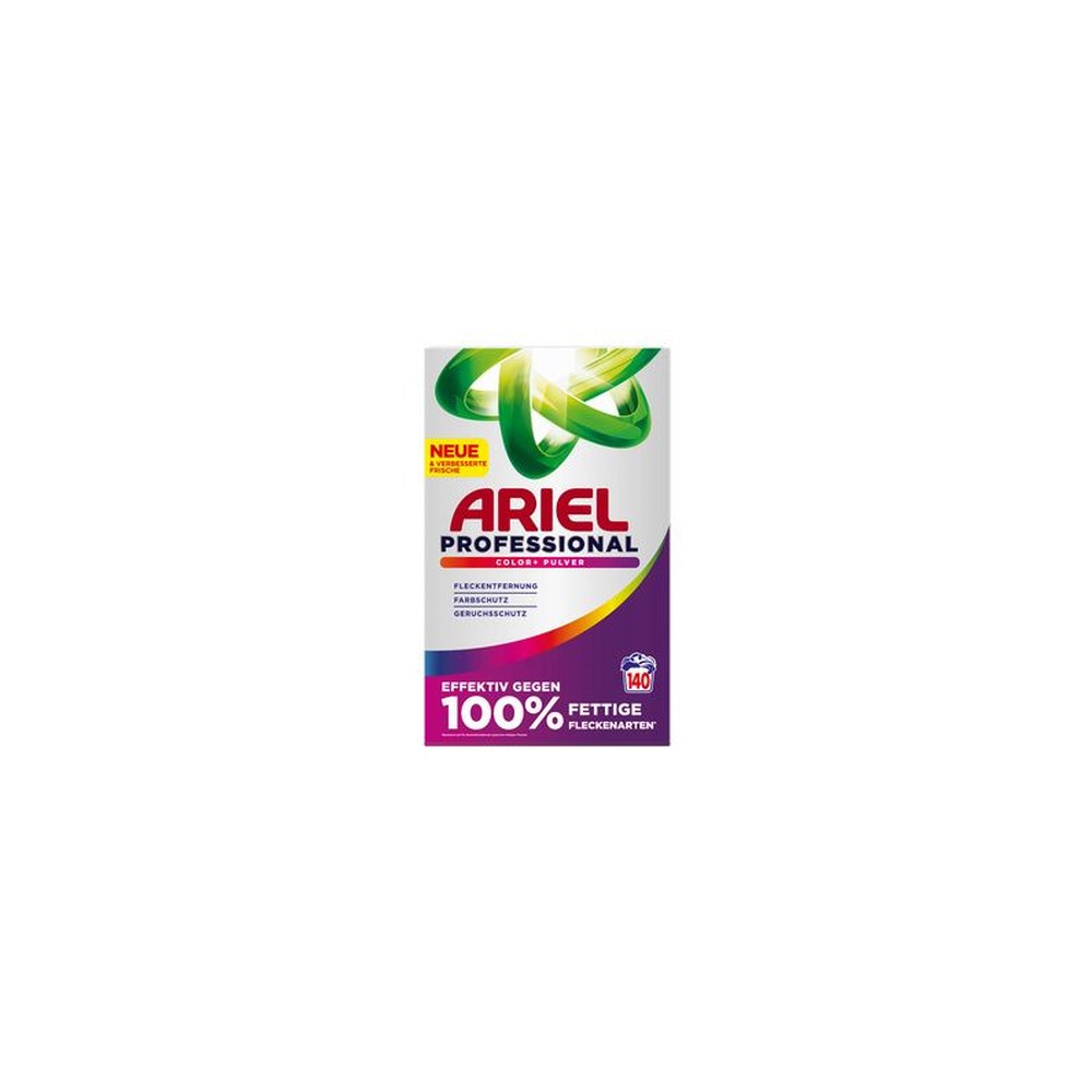ARIEL PROFESSIONAL Lessive en poudre Color+, 140 lavages