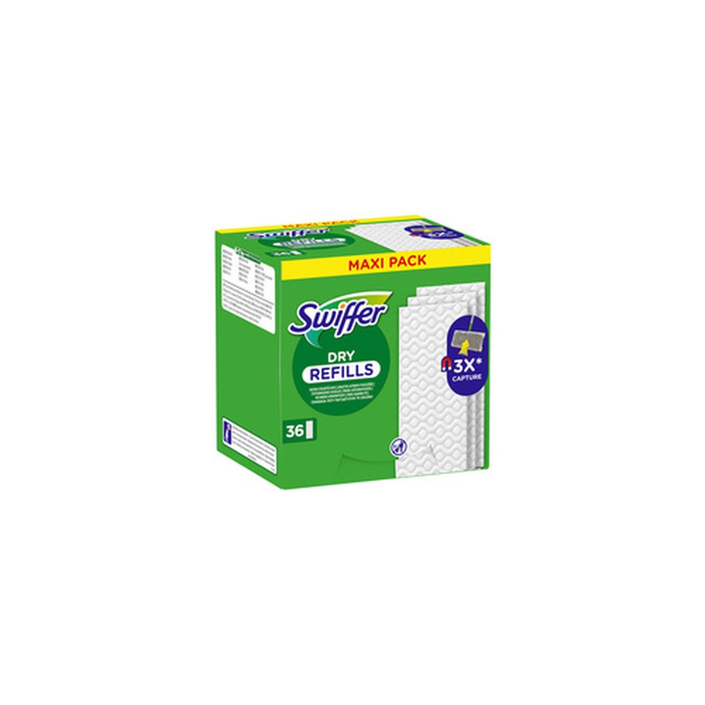 Swiffer Serpillère sèche, pack de recharge de 72