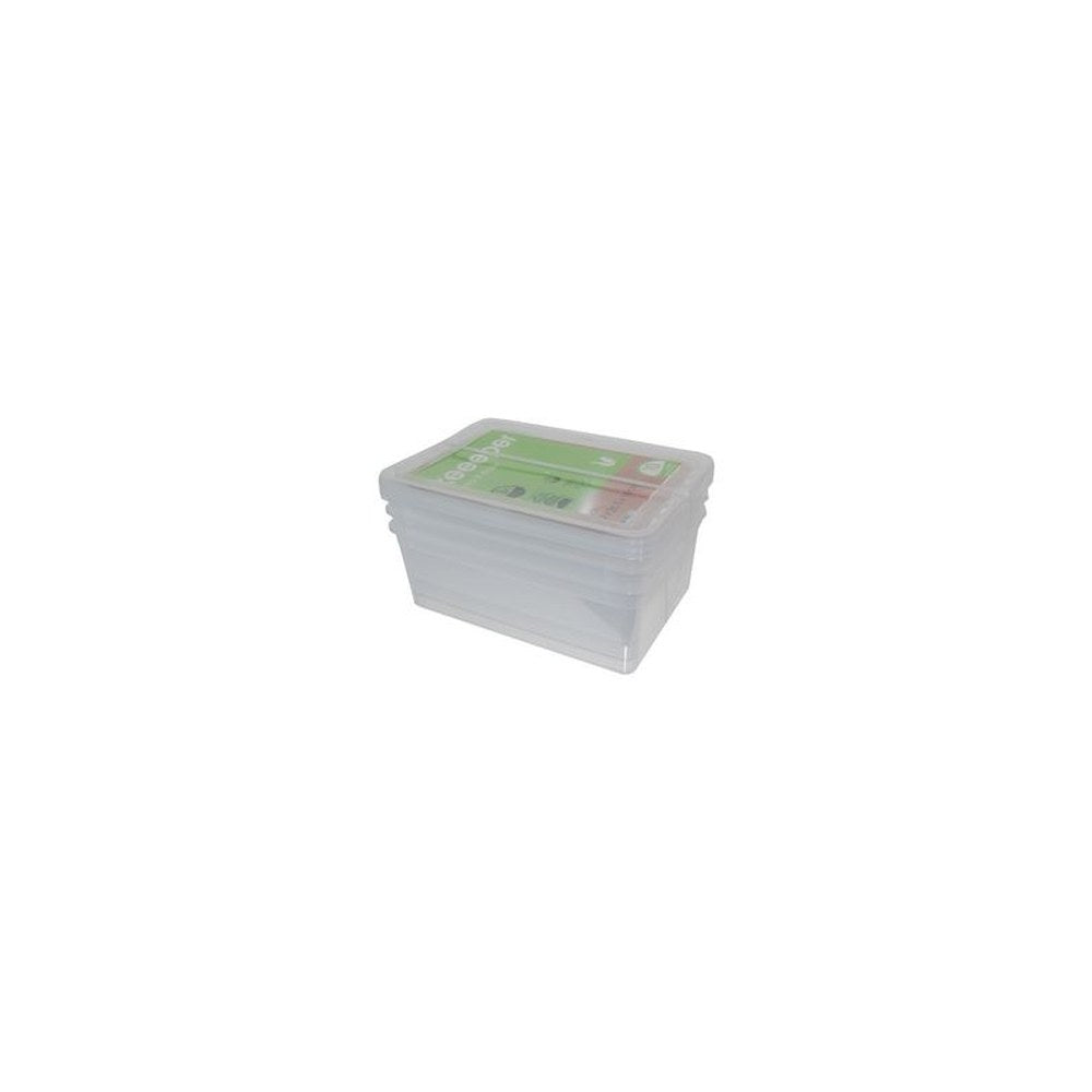 keeeper Kit de boîtes de rangement "bea", 3x 11,0 litres, PP